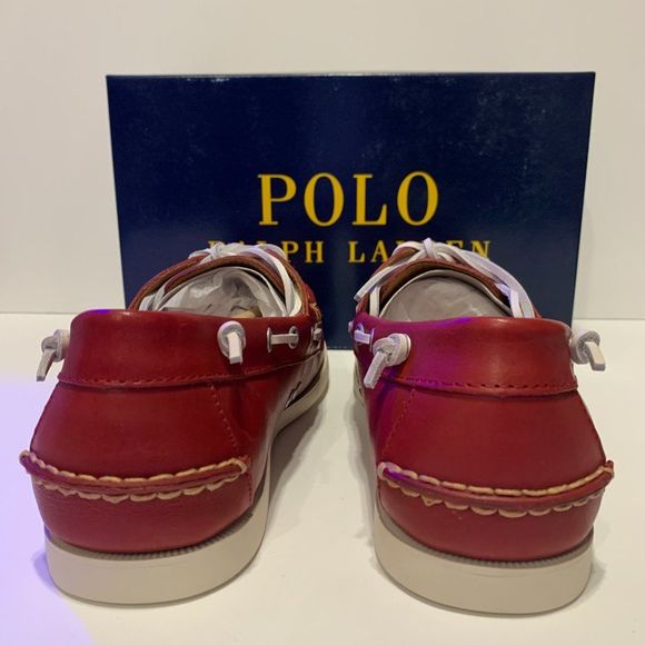 POLO RALPH LAUREN Merton Red Classic Leather - Picture 10 of 13